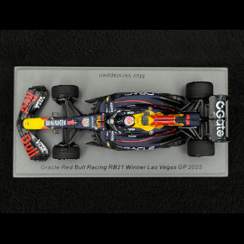 Max Verstappen Red Bull RB21 n° 1 Sieger GP Las Vegas 2025 F1 mit Pit Board 1/43 Spark S9669
