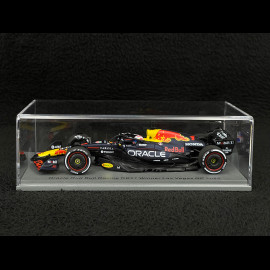 Max Verstappen Red Bull RB21 n° 1 Winner Las Vegas GP 2025 F1 with Pit Board 1/43 Spark S9669