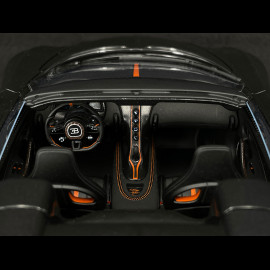 Bugatti W16 Mistral World Record Car 2024 Carbon Schwarz / Orange 1/18 MR Collection BUG015WR