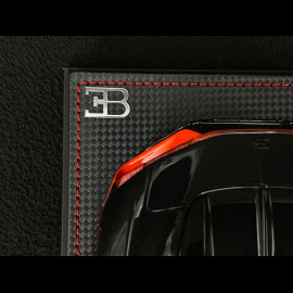 Bugatti W16 Mistral World Record Car 2024 Carbon Schwarz / Orange 1/18 MR Collection BUG015WR