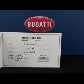 Bugatti W16 Mistral World Record Car 2024 Carbon Schwarz / Orange 1/18 MR Collection BUG015WR
