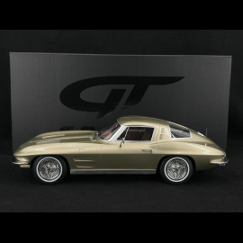 Chevrolet Corvette C2 Sting Ray 1963 Saddle Tan 1/12 GT Spirit GT1004