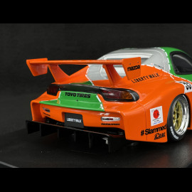 Mazda RX-7 FD3S LB-Works Super Silhouette 2024 Grün / Orange 1/18 GT Spirit GT568