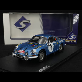 Alpine A110 1600S n° 1 Monte Carlo Rally 1972 1/18 Solido S1804210