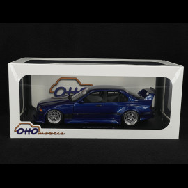 BMW E36 LTO Sedan Turbo Khyzyl Saleem 2023 Avus Blue 1/18 Ottomobile OT1174