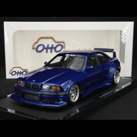 BMW E36 LTO Sedan Turbo Khyzyl Saleem 2023 Avus Blue 1/18 Ottomobile OT1174