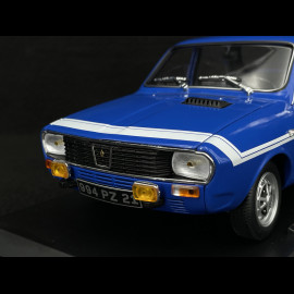 Renault 12 Gordini 1971 Blau de Frankreich / Weiße Streifen 1/18 Norev 185248