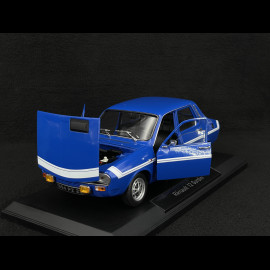 Renault 12 Gordini 1971 Blau de Frankreich / Weiße Streifen 1/18 Norev 185248