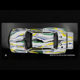 BMW 320i E21 Turbo Gr.5 n° 50 9. 24h Le Mans 1977 Art Car Roy Lichtenstein 1/43 Norev 80425B54CD2
