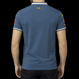 François Cevert Poloshirt n° 35 Ollons Villars 1971 Blau - Herren