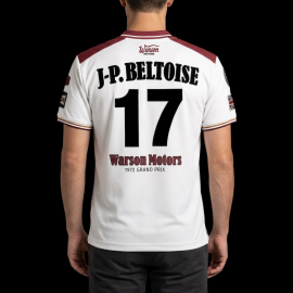 Jean-Pierre Beltoise Poloshirt n° 17 Weiß / Rot - Herren