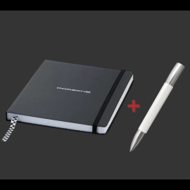 Porsche Notizbuch Pepita und Porsche Design Stift