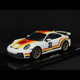 Porsche 911 GT3 Typ 992.2 2025 Andial-Lackierung Weiß / Rot / Gelb 1/18 Spark WAP02154526GT3