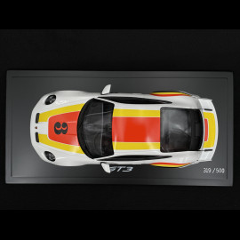 Porsche 911 GT3 Type 992.2 2025 Andial Livery White / Red / Yellow 1/18 Spark WAP02154526GT3