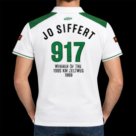 Jo Siffert Poloshirt n° 29 Warson White / Green 24023 - men