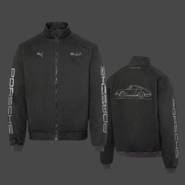 Porsche 911 Jacket Legacy Puma Pepita Black 637101-01 - Unisex