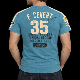 François Cevert T-Shirt n° 35 Ollons-Villars 1971 Blue - Men