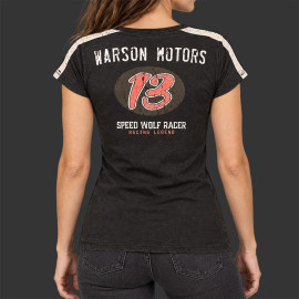 Speed ​​Wolf T-Shirt n° 13 Carbonschwarz - Damen
