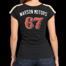 67 Wings T-shirt Vintage design Warson Anthrazitgrau - Damen