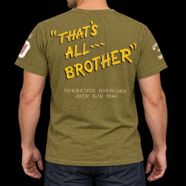 T-shirt Flugzeug C47 that's all brother USAAF 1944 Khakigrün 19122 - Herren