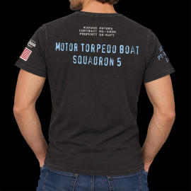 T-shirt Crow Lucky Torpedo US Navy Carbon black 17101 - Men