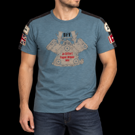 Jo Siffert T-Shirt DFV 1968 Petrolblau - Herren