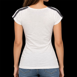 Warson T-shirt Motors Race Chechered White 22-800 - women
