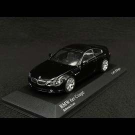 BMW 6 Series Coupé 2006 Black 1/43 Minichamps 431026020