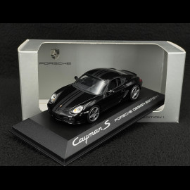 Porsche Cayman S Type 987 2006 Porsche Design Edition 1 Black 1/43 Minichamps WAP02002018