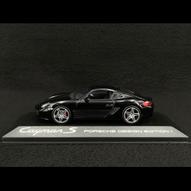 Porsche Cayman S Type 987 2006 Porsche Design Edition 1 Black 1/43 Minichamps WAP02002018