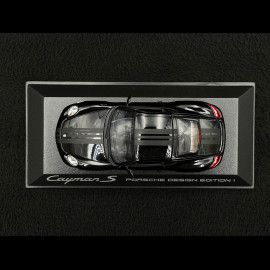 Porsche Cayman S Type 987 2006 Porsche Design Edition 1 Black 1/43 Minichamps WAP02002018