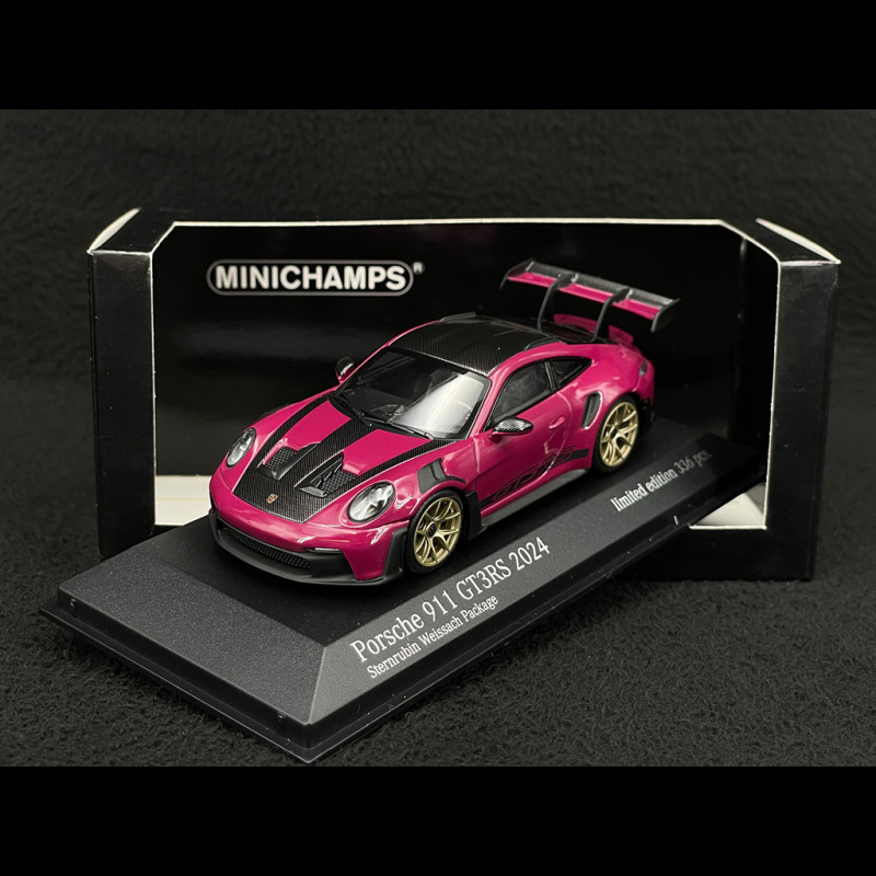 Porsche 911 GT3 RS Typ 992 2024 Weissach Package Sternrubin 1/43 Minichamps 413062123