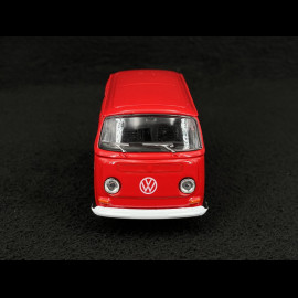 Set mit Porsche 911 Carrera RS 2.7 1973 auf Anhänger und Volkswagen T2 Combi 1/38 Welly MAP01023025