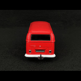 Set mit Porsche 911 Carrera RS 2.7 1973 auf Anhänger und Volkswagen T2 Combi 1/38 Welly MAP01023025