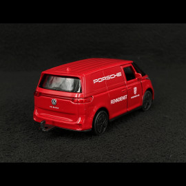 Set Porsche 911 GT3 RS Type 992 2023 on Trailer and Volkswagen ID Buzz Combi 1/38 Welly MAP01024025
