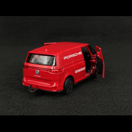 Set Porsche 911 GT3 RS Type 992 2023 on Trailer and Volkswagen ID Buzz Combi 1/38 Welly MAP01024025