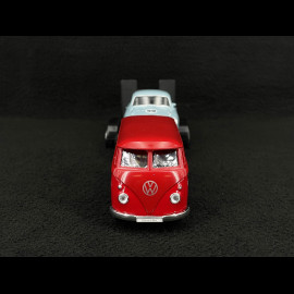 Set mit Porsche 356 auf Anhänger und Volkswagen T1 Combi 1/38 Welly MAP01022025