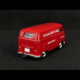 Set mit Porsche 356 auf Anhänger und Volkswagen T1 Combi 1/38 Welly MAP01022025