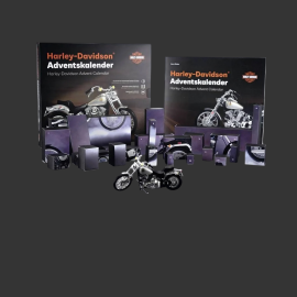 Harley Davidson Adventskalender FXST Softail 1984 Silber 1/24 Franzis 67284