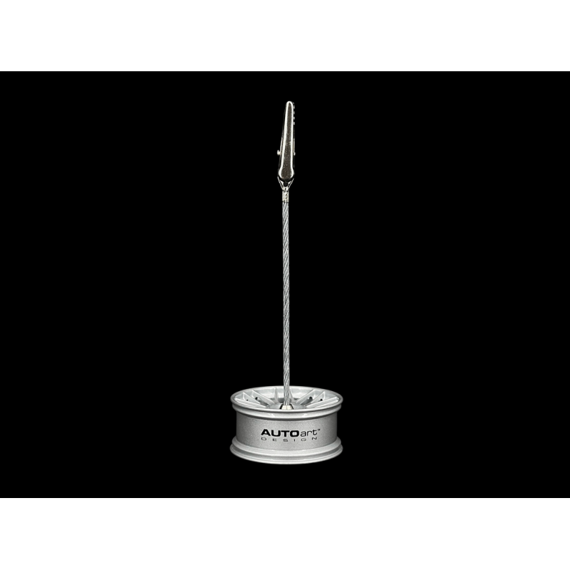 Memo Holder Racing Wheel Silver AutoArt 40408