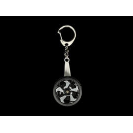 Lamborghini Keyring Reventon Black Wheel AutoArt 40454
