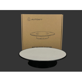 Drehbarer Präsentationsständer für Modelle im Maßstab 1/18 Silber 25,5 cm Premium Qualität AutoArt 98015