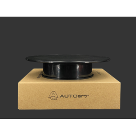 Drehbarer Präsentationsständer für Modelle im Maßstab 1/18 Schwarz 25,5 cm Premium Qualität AutoArt 98014