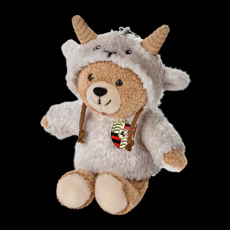 Porsche Keyring Ferry Plush Bear / Goat Brown WAP05003626KBG