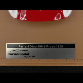 Ferrari Dino 196 S 1959 Presseversion Rot 1/18 Tecnomodel TM18-362A