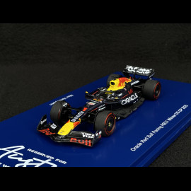 Max Verstappen Red Bull RB21 n° 1 Winner USA GP 2025 F1 with Figurine and Pit Board 1/43 Spark S9666