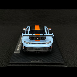 Porsche 911 GT3 RS Typ 992 2022 Weissach Package Gulf Blau / Orangefarbene Streifen RS Selection x Spark 1/43 43RSF001