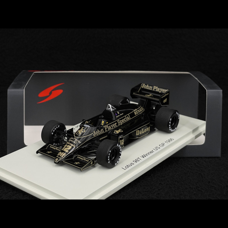 Ayrton Senna Lotus 98T n° 12 Sieger GP USA 1986 F1 1/43 Spark S7155
