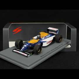 Damon Hill Williams FW15C n° 0 Sieger GP Belgien 1993 F1 1/43 Spark S7478