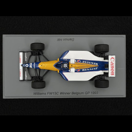 Damon Hill Williams FW15C n° 0 Winner Belgian GP 1993 F1 1/43 Spark S7478